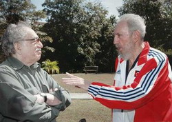 Cuban Revolution Leader Fidel Castro Extols Ties with Garcia Marquez 